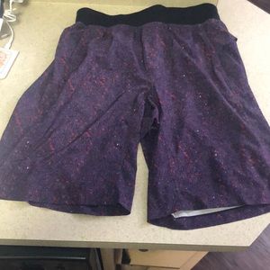 Mens cosmic purple, Large, Lululemon Core short 11” inseam.